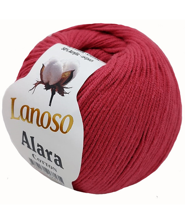 Alara - %50 Gizza Cotton - %50 Acrylic - 140Mt/2,8Nm.- (50Gr)/(Pk:500Gr)