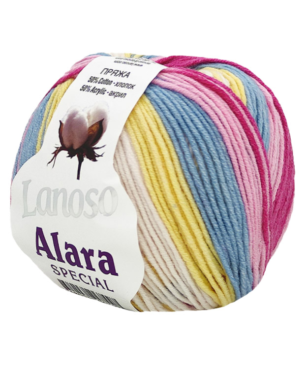 Alara Special - %50 Gizza Cotton - %50 Acrylic -140Mt/2,8Nm.- (50Gr)/(Pk:500Gr)